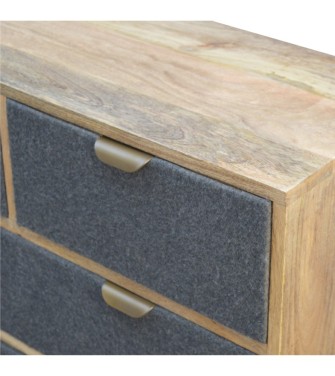 Grey Tweed Chest