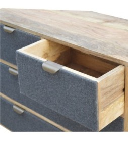 Grey Tweed Chest