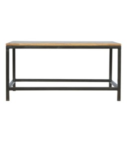 Iron Base Rectangular Coffee Table