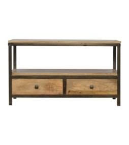 Coffee Table with Iron Base
