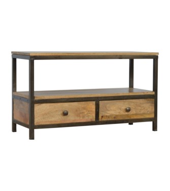 Coffee Table with Iron Base