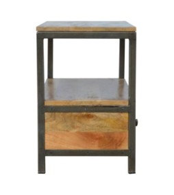 Coffee Table with Iron Base