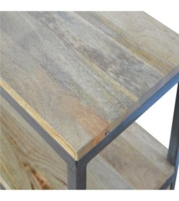 Coffee Table with Iron Base