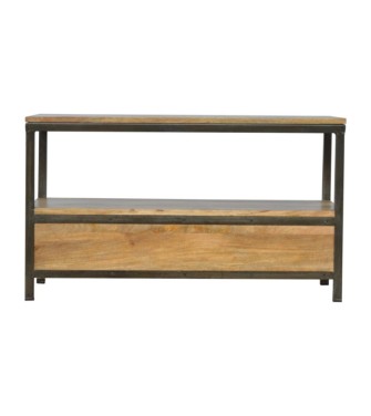 Coffee Table with Iron Base