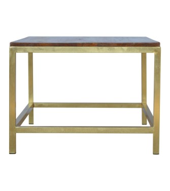 Rectangle Gold Coffee Table