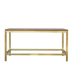 Rectangle Gold Coffee Table