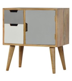 Grey and White Painted Cabinet