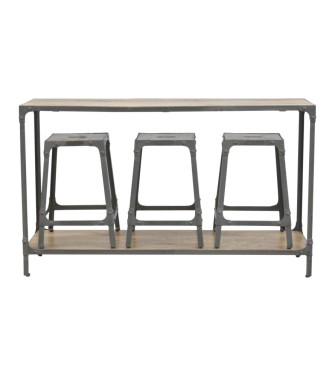 Hallway Console with 3 Stools