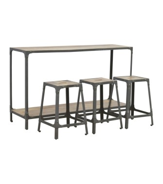 Hallway Console with 3 Stools