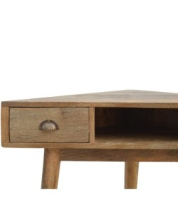 Bureau d'angle en bois massif