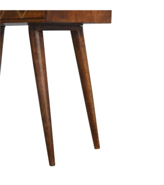 Geometric Brass Console Table