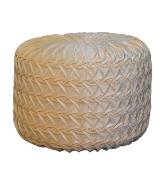 Pouf White Hart
