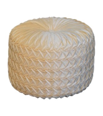 Pouf White Hart