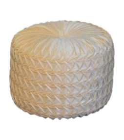 Pouf White Hart