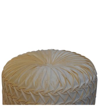 Pouf White Hart