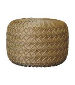 Ochre Hart Pouffe