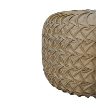 Pouf Hart Ocre