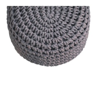Repose-pieds oblong gris Keeva