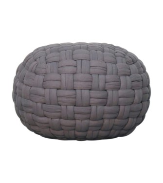 Pouf Tube Gris