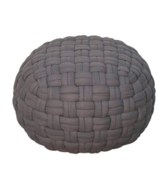 Pouf Tube Gris