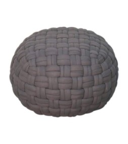 Pouf Tube Gris