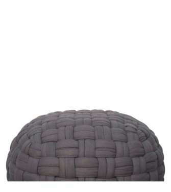 Pouf Tube Gris