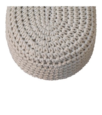 Repose-pieds oblong blanc Keeva