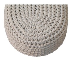 Repose-pieds oblong blanc Keeva