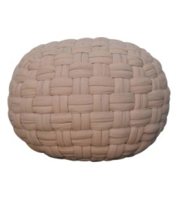 Tube Pouffe Cream