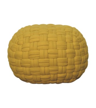 Mustard Tube Pouffe