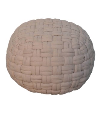 Tube Pouffe Cream