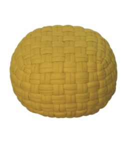 Mustard Tube Pouffe
