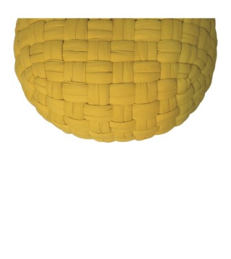 Mustard Tube Pouffe