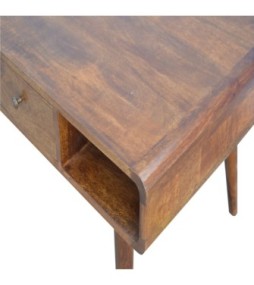 Curved Chestnut Coffee Table
