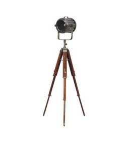 Netted Chrome Spotlight Floor Lamp