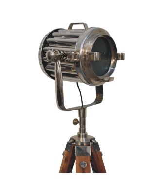 Netted Chrome Spotlight Floor Lamp