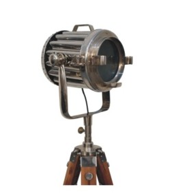 Netted Chrome Spotlight Floor Lamp