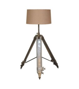 Chrome Tripod Lamp