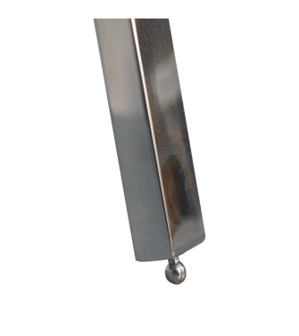 Lampadaire trépied chromé