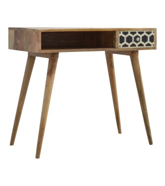 Bureau incrusté d'os