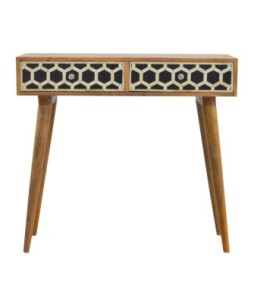 Bone Inlay Console Table