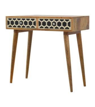 Bone Inlay Console Table