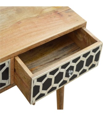 Bone Inlay Console Table