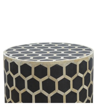 Bone Inlay Occasional Stool