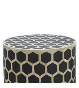 Bone Inlay Occasional Stool