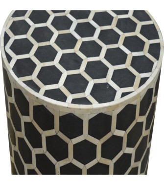 Bone Inlay Occasional Stool