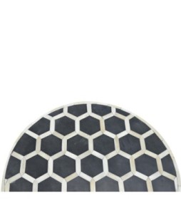 Bone Inlay Occasional Stool