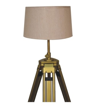 Lampadaire plaqué laiton