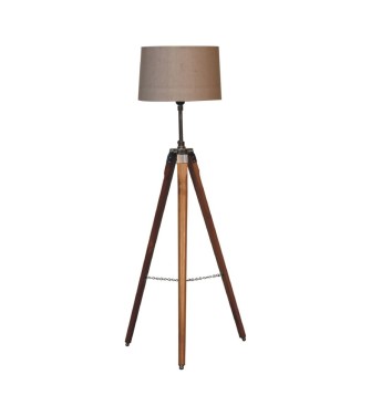 Lampadaire trépied chromé