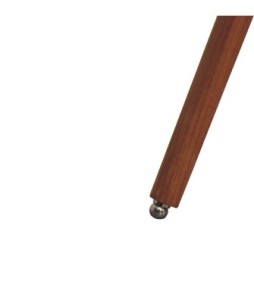 Lampadaire trépied chromé
